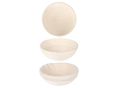 3Pcs Bread Banneton Proofing Basket Set 5Pcs 2Pcs 7Pcs 9Inch Round 8.5 Inch