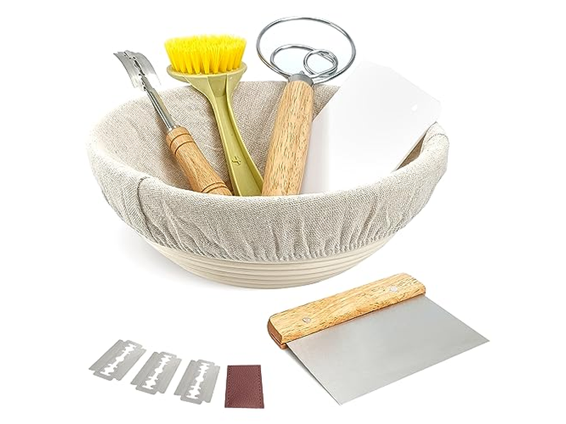 Hornear con Jack Banneton Usando Forro de Masa Madre Sin Bannetons para Hacer Pan