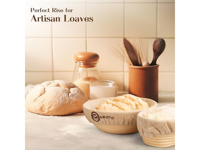 Kit de Cestas de Banneton Pack Mini Oval 250G 750G Mejor Forro Redondo de Ratán