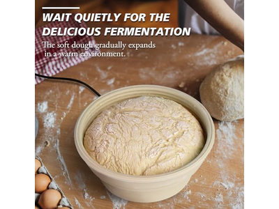 Cesta de Prueba de Banneton con Tela Vietnamita de Sauce Ratanera para Panes