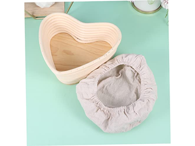 Set de Cesta de Prueba de Banneton Redonda Ovalada de Ratán Natural Vietnamita