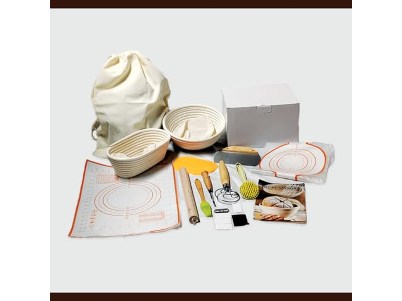 Cesta de Pan Benetton Prrofing Reutilizable con Tapa Miniatura de Prueba