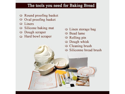 Cesta de Pan Benetton Prrofing Reutilizable con Tapa Miniatura de Prueba