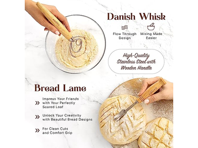 Juego de Herramientas de Raspador de Masa de Pan de Plástico