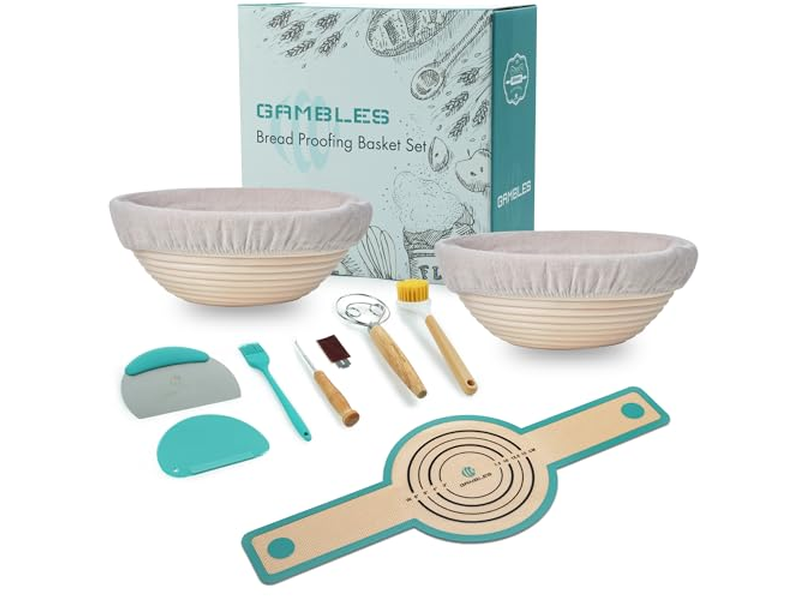 Cesta de Prueba de Pan con Lame y Raspador Personalizado para Hornear