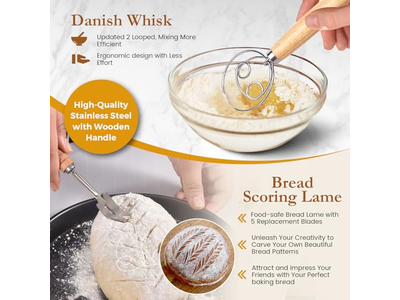 Cestas de Banneton de Limpieza Cesta de Pan Ovalada con Forro de Silicona Mini