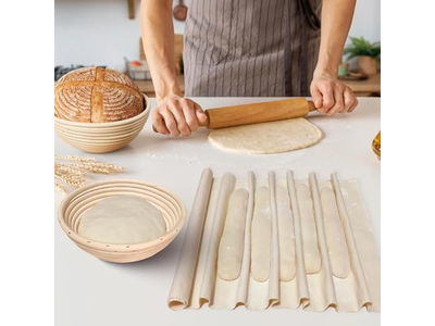 Cesta de Comida Rápida Hamburger Pan Prueba 11 Pulgadas Cubierta de Prueba de Masa