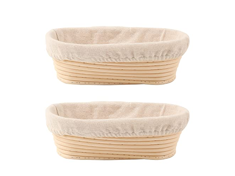 Kit de Cesta de Pan de Sourdough Triangular Rectangular de Varios Tamaños