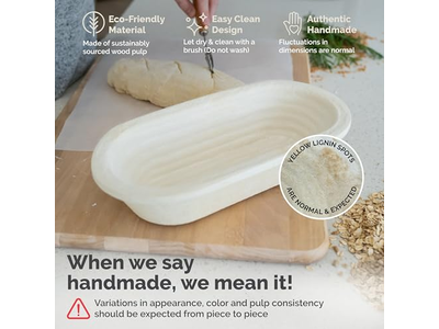 9 Inch Round Banneton With Liner Rising Bread Baskets Bannetons Proving