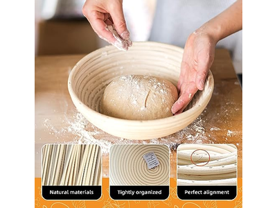 Hornear con Jack Banneton Usando Forro de Masa Madre Sin Bannetons para Hacer Pan