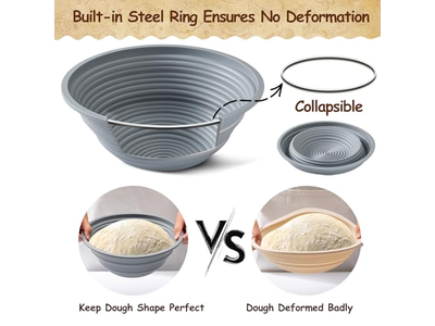 Cestas de Prueba de Pan de Algodón y Lino