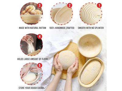 Cesta de Regalo de Ingredientes para Hornear