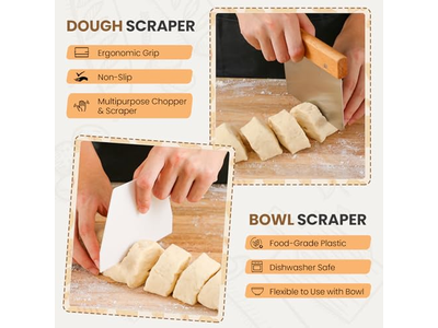 Juego de Cestas de Prueba de Pan de Banneton de 2 Piezas