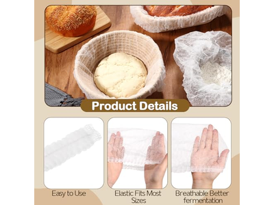 Cesta de Prueba de Pan Grande Ovalada 9 Pulgadas Bannetons Simples Paquete