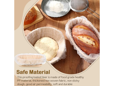 Cesta de Prueba de Pan Grande Ovalada 9 Pulgadas Bannetons Simples Paquete