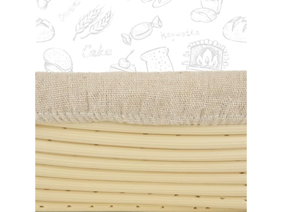 Cesta de Banneton Orgánica para Propósitos de Panadería Oblonga Barata de Metal