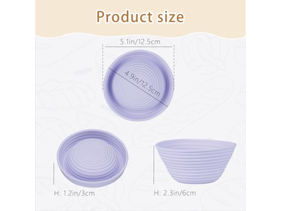 Cesta de Banneton Rectangular Barata Herramientas de Pastelería Kit de Prueba para Niños