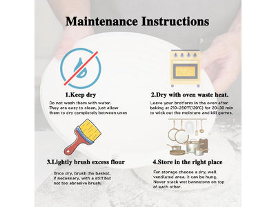 Cestas de Prueba de Masa de Bannetons para Pan de Masa Madre Kit de 9Pcs Agua Química