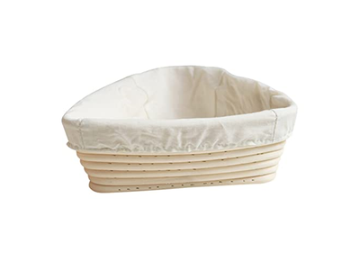 Cesta de Prueba Benetton Redonda y Ovalada con Cepillo de Pan Raspador Couche Tazón