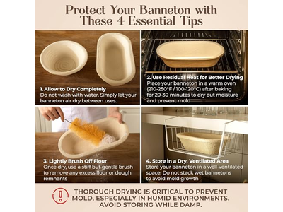 Cesta de Banneton de Pan Personalizada Multi Tamaños Precio Bajo Prueba de Caña para el Hogar