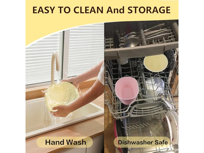 Cestas de Pan para Encimera de Cocina Cesta Redonda de Ratán