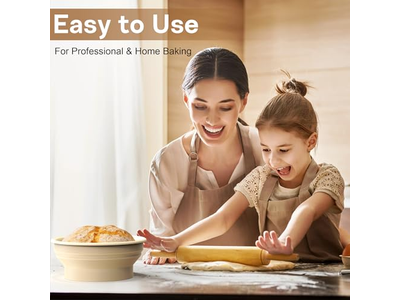 Cesta de Pan de Palitos Fermentada Cesta de Prueba de Pan Baneton Artesanal Lavable