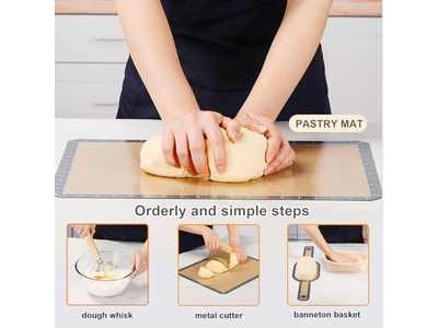 Cestas de Pan Baratas Cesta Calentada Plegable Redonda Prueba de Masa de Sourdough Benneton