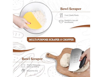 Forros de Tela para Cestas Cesta de Horneado Circular Calentador de Pan con Piedra a Granel