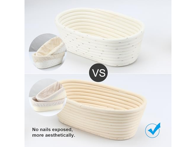 Caja de Prueba de Masa Pequeña Ventas Calientes Cesta de 10 Pulgadas Venta al por Mayor Banneton