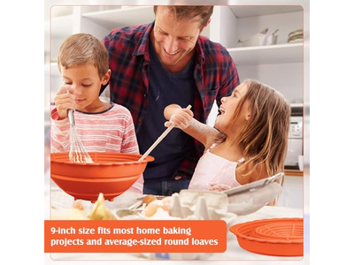 Cesta de Fermentación Pan Bannetons Cestas de Prueba Banneton 10 Pulgadas Juego de 2