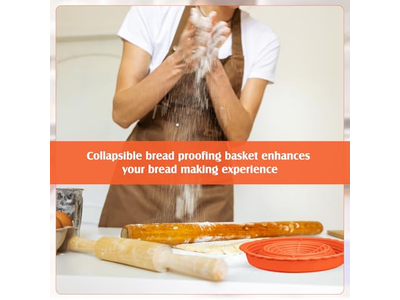 Cesta de Fermentación Pan Bannetons Cestas de Prueba Banneton 10 Pulgadas Juego de 2