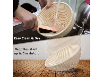 Forro de Cesta de Grado Alimenticio Tazón de Pan Fermentación Traje Moldeado de Masa Madre